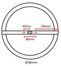 pinta-asennettava 20W 1600 lumen 3000K
