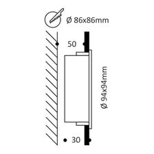 KULKURI, 1,5W 120 lumen 3000K tai 4000K Valaisimen tiedot: