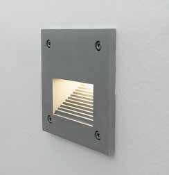 neliö 79 Led IN-WALL out 2, 3W 150 lumen 3000K