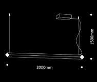 IP21 W 390 Led RINKELI 40/60cm, 25/38W
