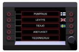 SÄHKÖHYDRAULIIKAN OHJAIMET LIVAKKA PUMPPUKUORMAIMET Hydrauliikkatoimintojen ohjaus on valittavissa kolmesta eri ohjainvaihtoehdosta: Premium, Pilot ja uutuutena Easy Control.