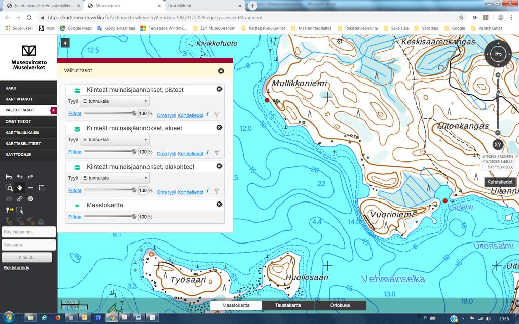 rakentamistilannetta. 3.