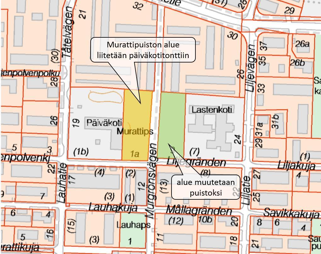 Osallistumis- ja arviointisuunnitelma nro 002419, 27.6.2019 sivu 2 MITÄ ALUEELLE SUUNNITELLAAN? 1. Kaavamuutoksen hakija on Vantaan kaupunki. 2. Tavoitteena on uudistaa Kurjenpolven päiväkodin alueen asemakaava vastaamaan tulevia tarpeita.