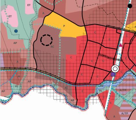 2007 hyväksymä yleiskaava on tullut voimaan 25.2.2009. Kaavahanke on yleiskaavan mukainen. Ote yleiskaavasta. Uudessa yleiskaavaluonnoksessa alue on asuntovaltaista keskusta-aluetta (AC).