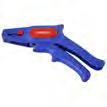 TYÖKALUT 80 KUORINTAPIHTI ONNLINE Fully insulated automatic wire stripper for all common stranded and solid conductors Adjustable length stop of 5 to 12 mm Easily accessible built-inside cutter for