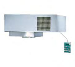4 Rivacold Monoblock SF-sarja Elektroninen ohjausjärjestelmä ja näppäimistö. Johdot ovikytkimelle ja kylmätilan valaistukselle. Täysin automaattinen kuumakaasusulatus. Hiljainen äänitaso.