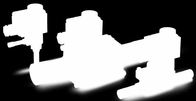 The AKV valves are supplied as a component programme, as follows: Separate valve Separate coil with terminal box or cable Spare parts in the form upper part, orifice and filter Valve capacity is