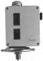 Data sheet Pressure switch, RT Technical data and code nos. When ordering, please state type and code number.