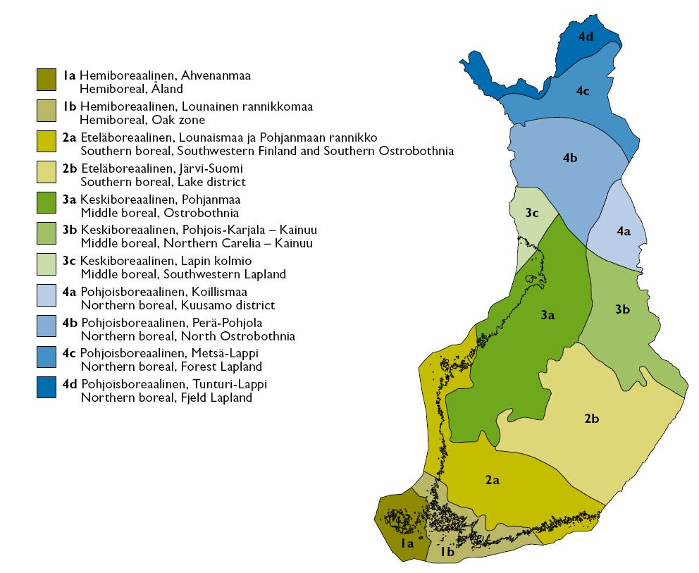 81 Kuva 7-9. Kasvillisuusvyöhykkeet. Linnusto Perämerellä on alueita, jotka sopivat erityyppisille linnuille ja täten alue pitääkin yllä monipuolista pesimälinnustoa.