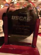 the USCAA Softball National Championship Banquet in Akron, Ohio and Madison Merano of Robert