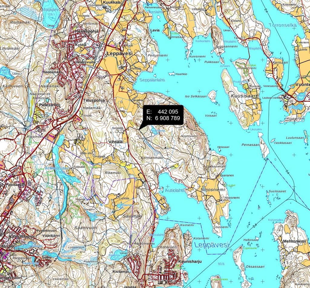 Ympäristökarttapalvelu Karpalo 20-kesä-2019 Sijainti, Lamminmäki
