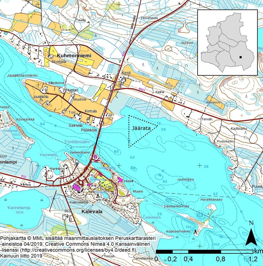 Kuhmo/ Lammasjärvi Ympäristölupa Sijainti ja ympäristö Pinta-ala Toiminta Ympäristönsuojelulain 118 mukainen ilmoitus tehty koskien tilapäistä melua ja tärinää.