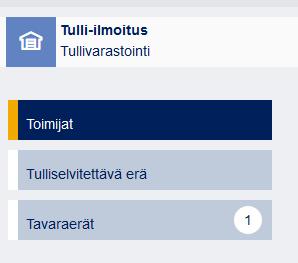 Tulli-ilmoituksella annettavat tiedot Tulli-ilmoituksen tiedot voidaan jakaa kolmeen osaan 9 Ilmoituksen sisältö: