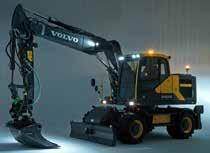 putoavia esineitä vastaan (FOPS) Sadesuoja, edessä Sivukamera Steelwrist-rototiltin valmistelu Volvo Smart View -järjestelmä