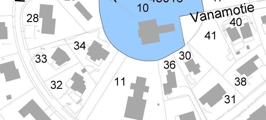 2016 VANAMOTIE 13 ASEMAKAAVAN MUUTOS OSALLISTUMIS- JA ARVIOINTISUUNNITELMA Suunnittelun tavoitteet ja alue Käytöstä poistettua Marjaniemen seurakuntataloa suunnitellaan purettavaksi ja tontin