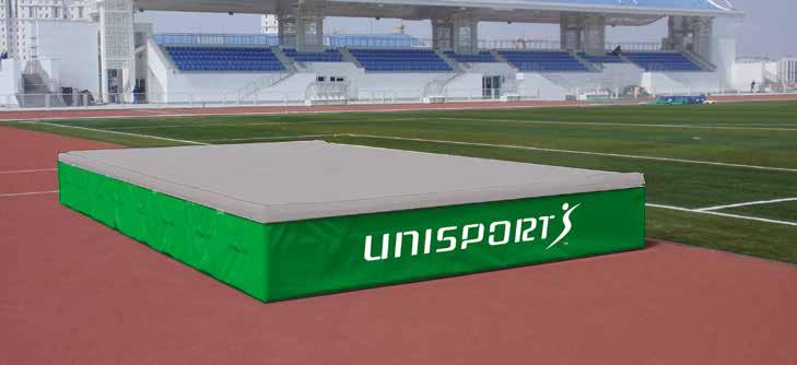 .. Tarjous Korkeushypyn alastulopehmuste UNISPORT Olympia L 600 x 400 x 60 + 10 cm.