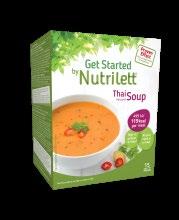 Nutrilett VLCD Thai Soup 15 pack AINESOSAT RAVINTOARVO (VL) SOIJAPROTEIINI, maltodekstriini, SOIJAKUITU, kivennäisaineet (kaliumkloridi, magnesiumsitraatti, kalsiumsitraatti, kalsiumfosfaatti,