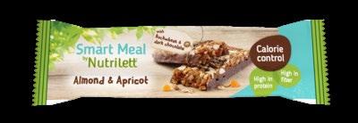 Smart Meal Manteli Aprikoosi Kahden aterian korvaaminen päivittäin ateriankorvikkeella vähäenergiaisen ruokavalion yhteydessä auttaa