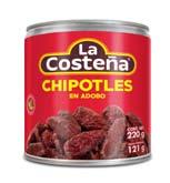 Tuotekoodi: LC4223 La Costena Chipotles 220 g