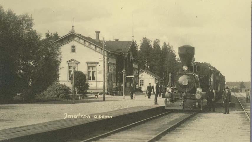 Imatran asema Lähde Uutisvuoksi / Imatran kaupunginmuseo, Kalevi Heiton kokoelma