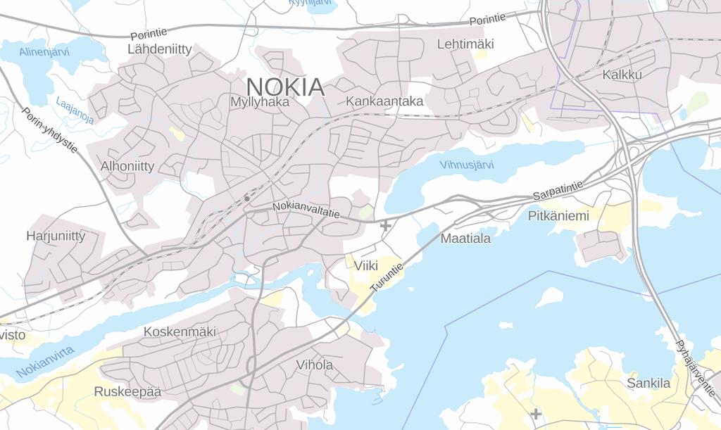 Maaperän pilaantuneisuuden tutimusraportti..0 () Johdanto Kohteen uvaus Noian aupuni asemaaavoittaa asuinraentamiselle Laajanojanadun ja Rounionadun risteysen pohjoispuolista aluetta.