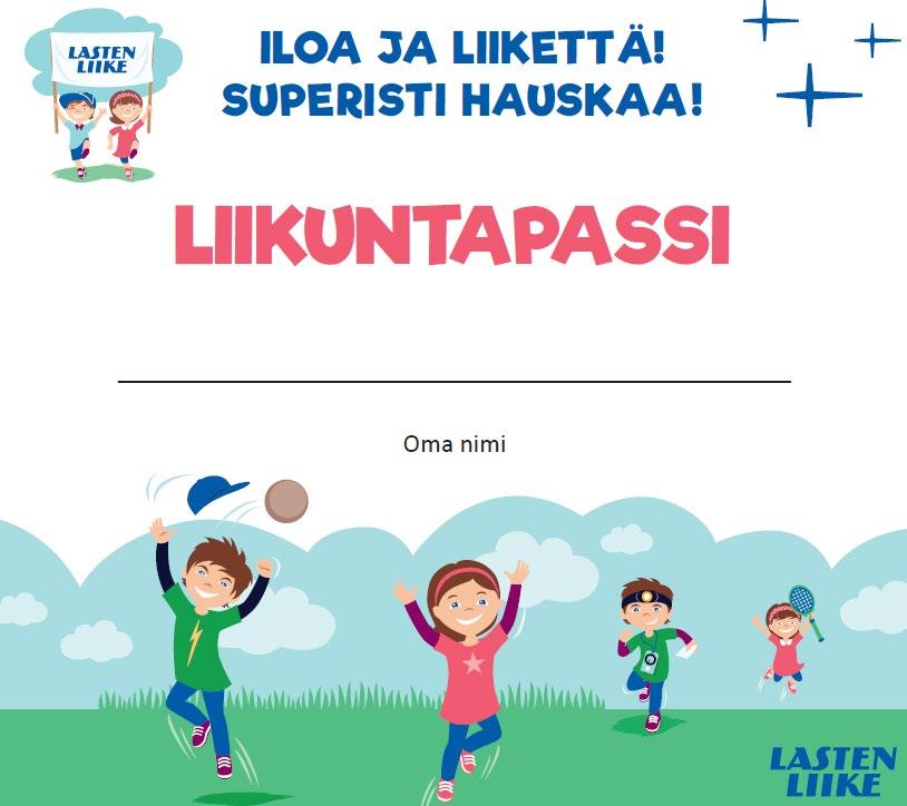 Laatua liikuntakerhoon uudesta liikuntapassista!