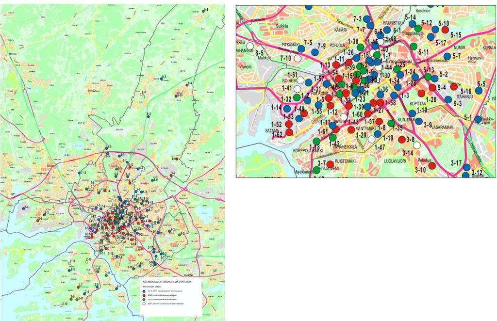 Tiemestari Länsikeskus 6-11 Valmistelu keskeytyksessä. Kaupunginhallitus päättänyt 10.12.2018, että alueelle ei osoiteta paikkaa lämpövoimalaa varten.