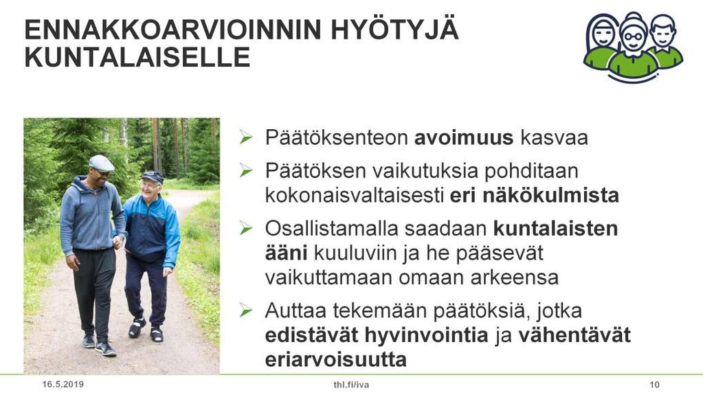 EVA lisää suunnittelun ja päätöksenteon avoimuutta.