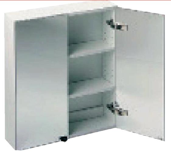 KYLPYHUONEEN YLÄKAAPIN RUNGOT YLÄHYLLYKAAPIN RUNKO Korkeus 704mm, syvyys 163mm + ovi Oven korkeus 703mm Sisältää 2 irtohyllyä 300 mm WS3...36,20 400 mm WS4... 43,90 500 mm WS5... 48,20 600 mm WS6.