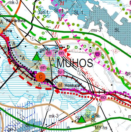 Muhos, Puhakan alueen asemakaavamuutos 0 / Maakuntakaava Muhos kuuluu Pohjois-Pohjanmaan maakuntakaavan alueeseen. Pohjois- Pohjanmaalla ovat voimassa vuonna 05 vahvistettu.