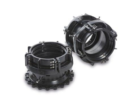 AquaFast Large Diameter 355mm to 450mm Couplings & Flange Adaptors
