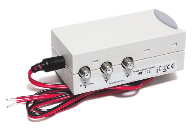Asennusohjeet Adapteri 12V #507 Käyttökohteet Adapteria käytetään 12 V akkujännitteeen syöttämiseen antennivahvistimelle asennuskohteissa, joissa 230V verkkovirtaa ei ole saatavissa.