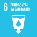 Varmistaa veden saanti ja kestävä käyttö sekä sanitaatio kaikille Luonnoltaan monimuotoinen 6.