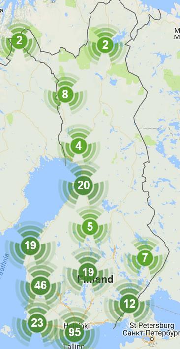 19 pystyy suunnittelemaan reitin niin, että tarvittava latauspiste sattuu matkan varrelle.