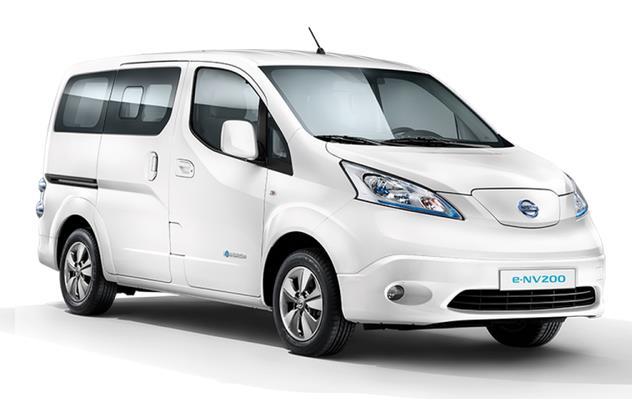 25 5.3 Nissan env200 KUVA 10. Nissan env200 Evalia (Nissan 2017) Nissan env200 on Nissanin valmistama sähköpakettiauto jota saa myös tila-autona.