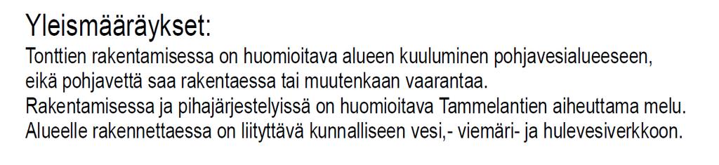 Istutettavat alueet Koska suuri osa tontista on joko kerrostalojen rakennuspaikkaa tai näiden vaatimia pysäköintialueita, on alueet kerrostalojen ympärillä osoitettu istutettaviksi alueiksi.