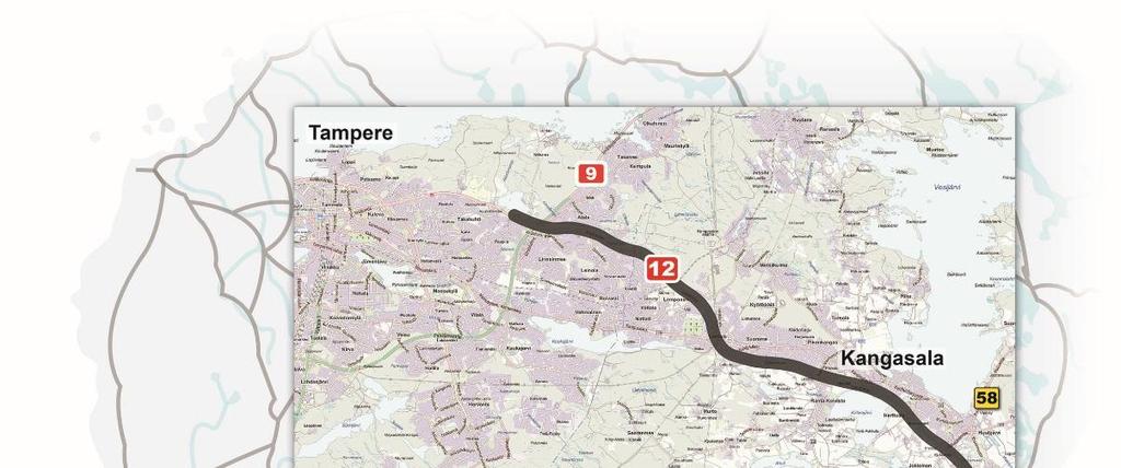 Hankearviointi 1 / 61 1. JOHDANTO Suunnittelualue sijoittuu Tampereen seudulle, valtaosin Kangasalan kaupungin ja osittain Tampereen kaupungin alueelle.