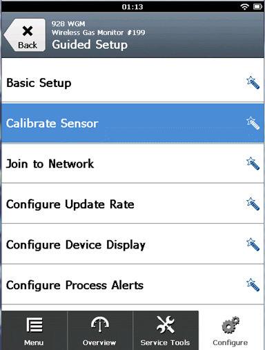4. Valitse Configure (konfiguroi) -näytöstä Guided Setup (ohjattu käyttöönotto). 5.