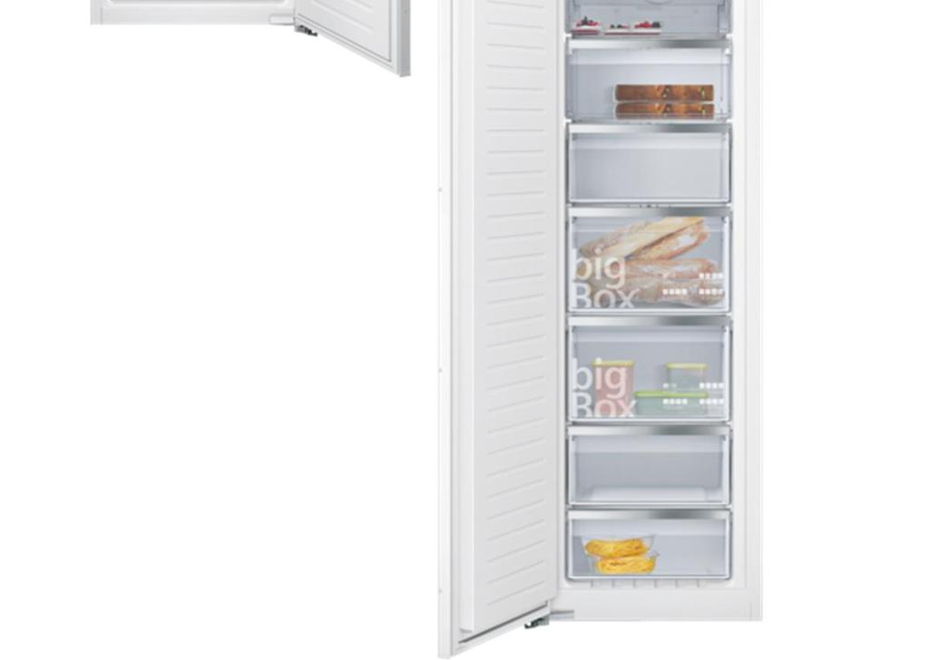 NoFrost-tekniikka ja LED-valaistus Korkeus 1780 mm freshsense