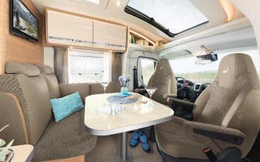 Integroidut Globebus-matkailuautot ovat kompaktin kokoisia, oivallisia