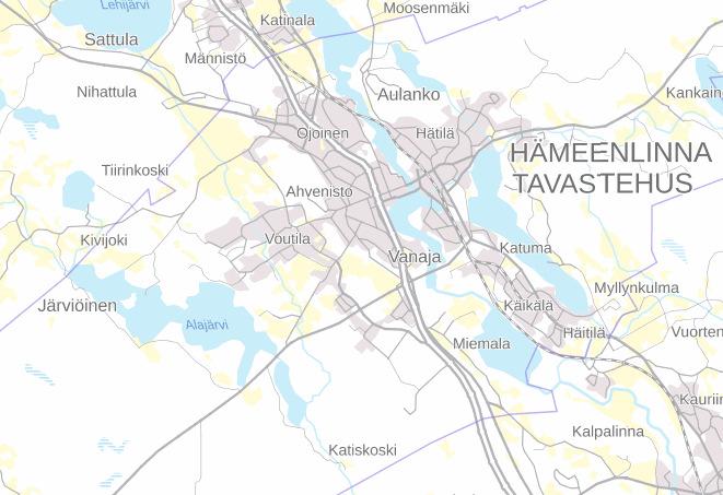 HÄMEENLINNA HIRVONNIEMEN RANTA-ASEMAKAAVA Alajärvi Tilat: Sollaa 109-416-16-60, Aljankolkka 109-416-16-61, Vastavihtala 109-416-16-62, Hirvantuikku 109-416-16-63, Hirvasketta