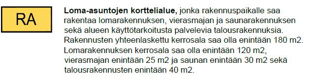 Nosto Consulting Oy 16 (19) Korttelialueet Liitteenä ovat kaavakartta, kaavamerkinnät ja -määräykset (liite 3).