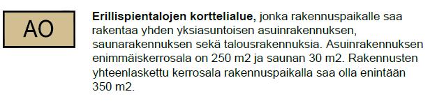 Korttelit 5 ja 7 Kortteli 8 Maa- ja metsätalousalueet Korttelialueiden ulkopuolinen maa-alue on maa- ja metsätalousaluetta (M). Alueella on venevalkama. 4.3.