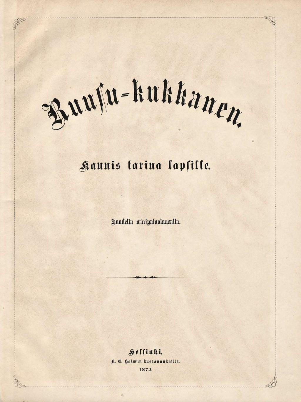 Aaunis tarina lapsille Huuäelln