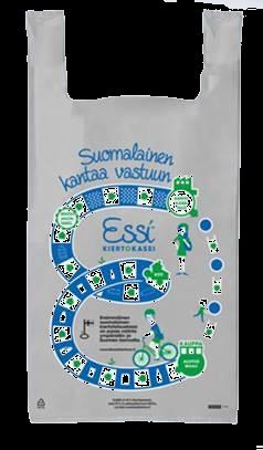 Essi-kiertokassi Essi-kiertokassi sisältää yli 90 % kierrätysmateriaaleja, n.