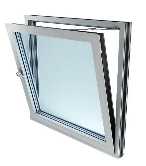. HELAT JA SARANAT HARDWARE AND HINGES KIPPI ENNEN KÄÄNTÖÄ IKKUNA PIILOSARANOILLA TILT-BEFORE-TURN WINDOW WITH HIDDEN HINGES ECO TBT-VV.. 500 Sallittu lasipaketin paino [kg/m] Max.