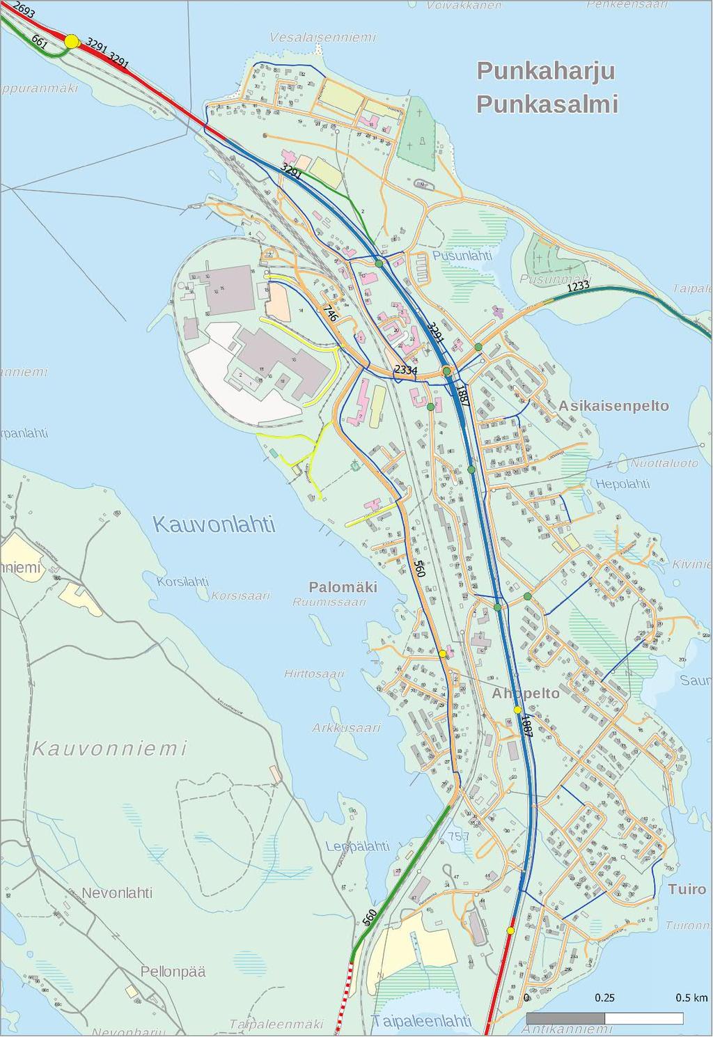 Savonlinna (Punkaharju) Onnettomuudet ja kasaumat 2013-2017 Kuolemaan johtanut onnettomuus Loukkaantumiseen johtanut onnettomuus