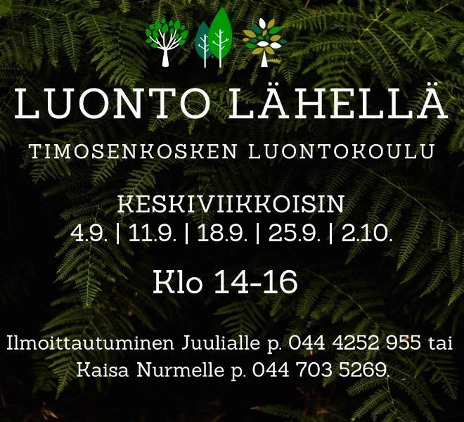 Esimerkiksi jo 20 minuuttia luonnossa laskee verenpainetta, stressiä ja sydämen sykettä. Luonto kohentaa mielialaa ja lisää onnellisuutta.