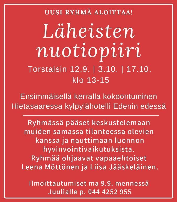 Omaishoitajien etäkoulutus 31.10. Muistisairaan omaishoitajille tarkoitettu etäkoulutustilaisuus to 31.10. klo 12-16 Muistiyhdistyksellä.