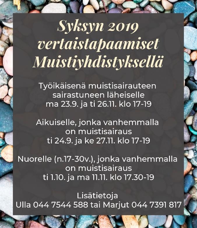 Voimavaroja arkeen 28.10.